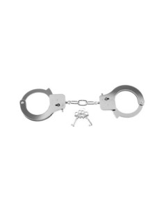 FETISH FANTASY SERIES DESIGNER METAL HANDCUFFS SILVER 2