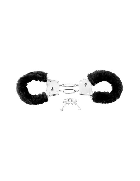 FETISH FANTASY SERIES BEGINNERS FURRY CUFFS BLACK