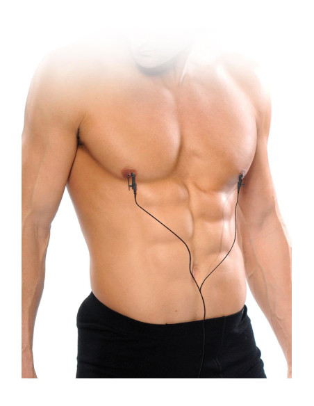 FETISH FANTASY SERIES SHOCK THERAPY NIPPLE CLAMPS BLACK