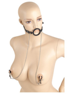 VIRGITE NIPPLE CLAMPS WITH O-RING GAG 2