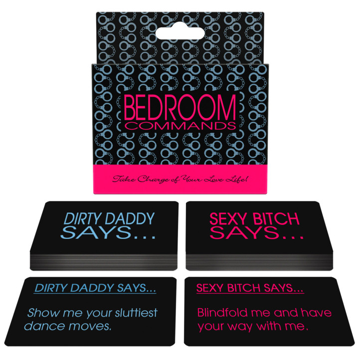 BEDROOM COMMANDS CARD GAME