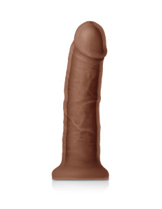 COLOURS DUAL DENSITY 7 INCH GIRTH DILDO BROWN
