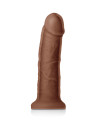 COLOURS DUAL DENSITY 7 INCH GIRTH DILDO BROWN