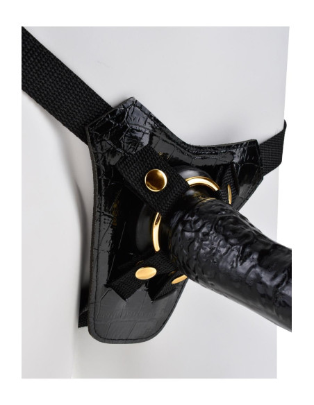 FETISH FANTASY GOLD DESIGNER STRAP-ON BLACK