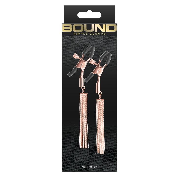 BOUND NIPPLE CLAMPS D2 ROSE GOLD