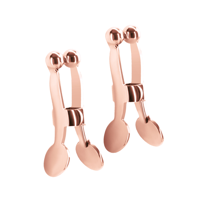 BOUND NIPPLE CLAMPS C1 ROSE GOLD
