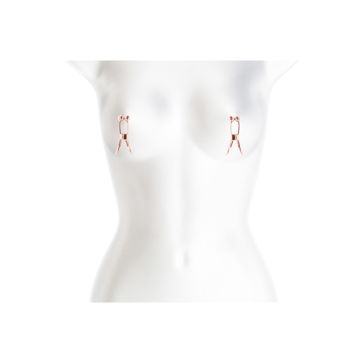 BOUND NIPPLE CLAMPS C1 ROSE GOLD