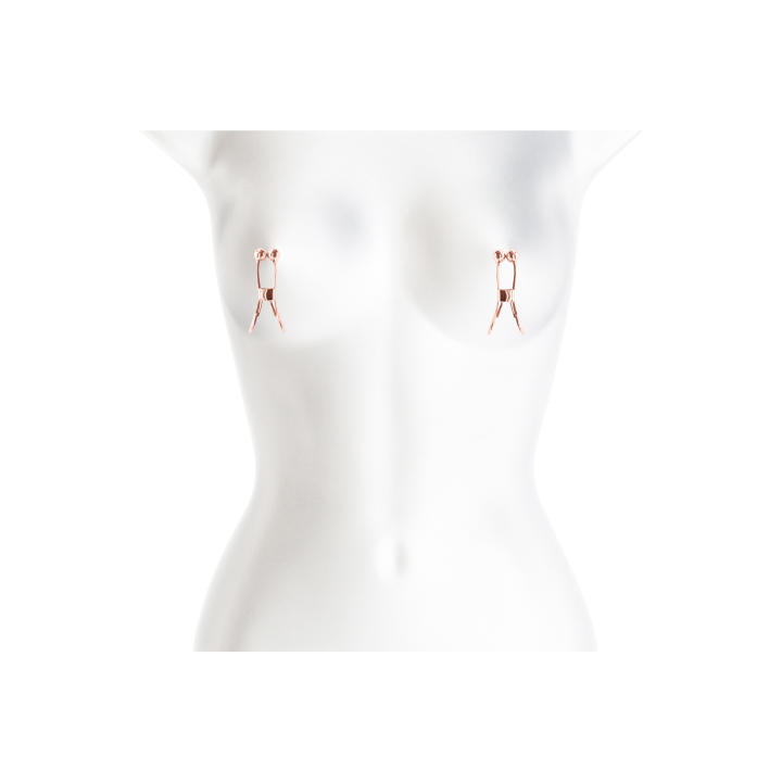 BOUND NIPPLE CLAMPS C1 ROSE GOLD