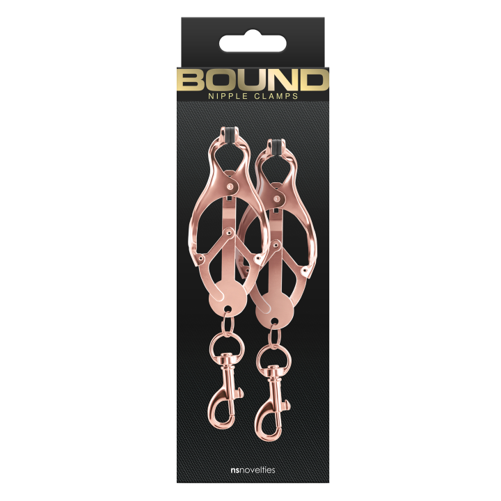 BOUND NIPPLE CLAMPS C3 ROSE GOLD