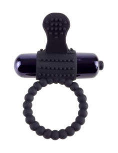FANTASY C-RINGZ VIBRATING SILICONE SUPER RING BLACK 2