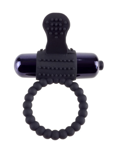 FANTASY C-RINGZ VIBRATING SILICONE SUPER RING BLACK