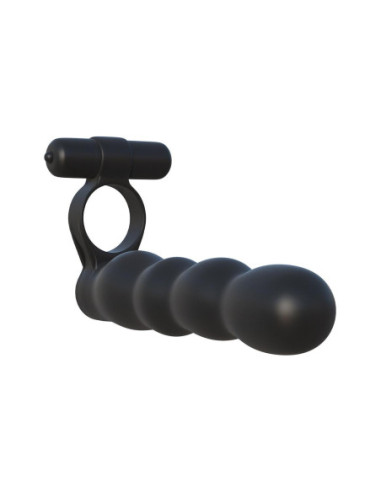 FANTASY C-RINGZ POSABLE PARTNER DOUBLE PENETRATOR BLACK