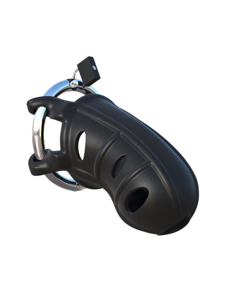 FANTASY C-RINGZ HARDCORE SILICONE COCK BLOCKER BLACK