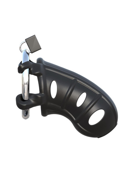 FANTASY C-RINGZ HARDCORE SILICONE COCK BLOCKER BLACK