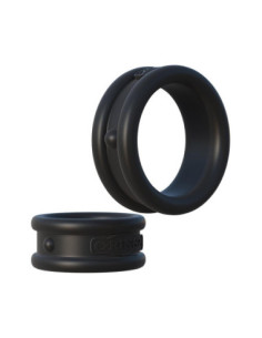 FANTASY C-RINGZ MAX-WIDTH SILICONE RINGS BLACK