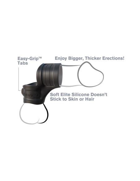 FANTASY C-RINGZ MR. BIG COCK RING AND BALL STRETCHER BLACK