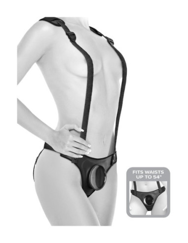 BODY DOCK STRAP-ON SUUSPENDERS BLACK