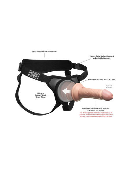 BODY DOCK ELITE MINI HARNESS BLACK