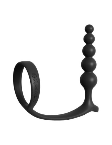 ANAL FANTASY COLLECTION ASS-GASM COCKRING ANAL BEADS BLACK