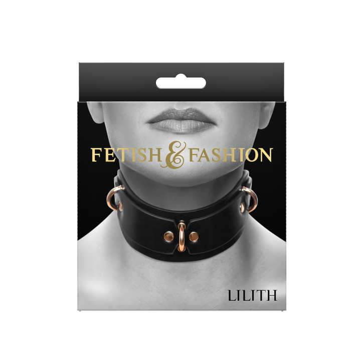 FETISH & FASHION LILITH COLLAR BLACK