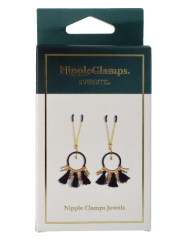 VIRGITE NIPPLE CLAMPS WITH FEATHERS