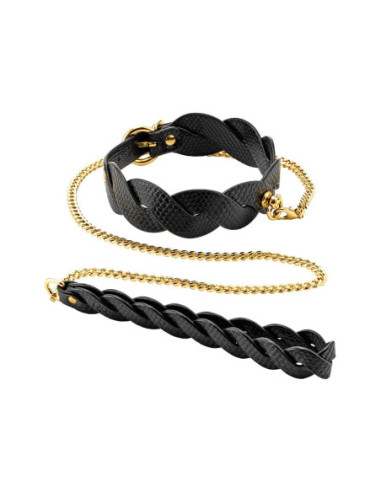 GUILTY PLEASURE LUNAR BRAIDED LEASH AND COLLAR