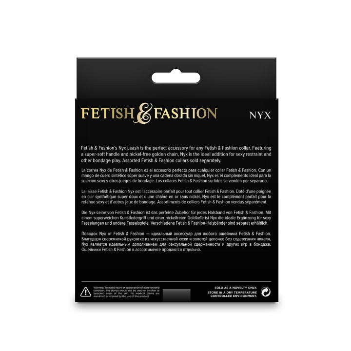FETISH & FASHION NYX LEASH BLACK
