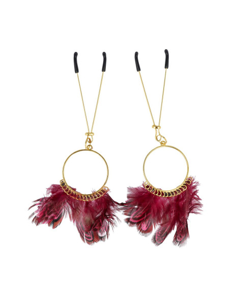 VIRGITE NIPPLE CLAMPS WITH FEATHERS