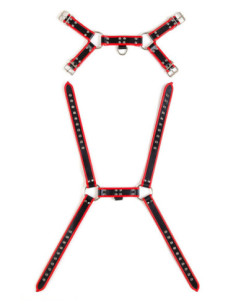 VIRGITE  MAN BONDAGE BODY HARNESS MOD. 1 BLACK
