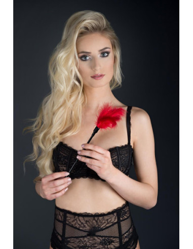 BLAZE SMALL FEATHER TICKLER RED