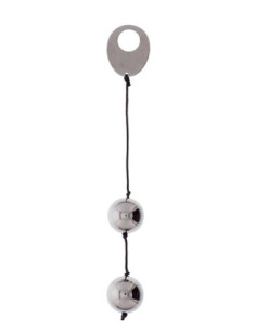 DOMINO METALLIC BALLS - SILVER