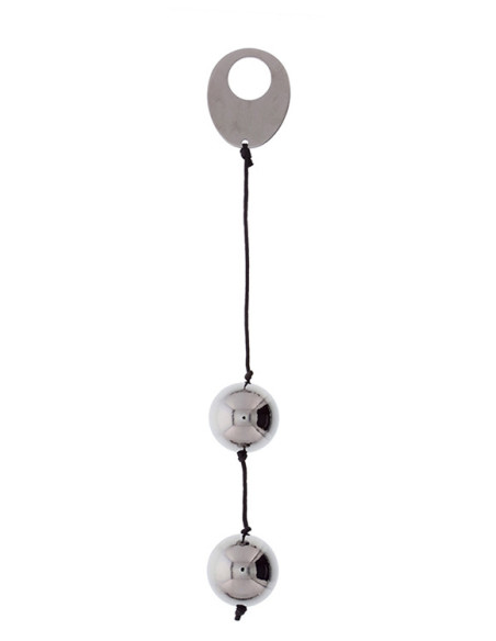 DOMINO METALLIC BALLS - SILVER