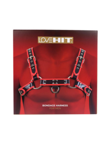 VIRGITE  MAN BONDAGE BODY HARNESS MOD. 1 BLACK