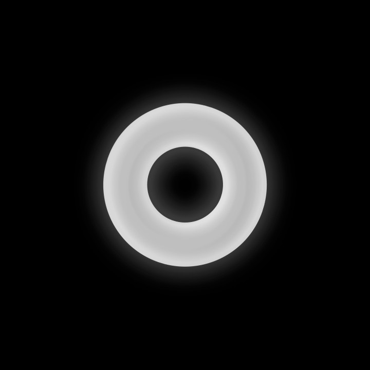 FIREFLY BUBBLE RING MEDIUM WHITE