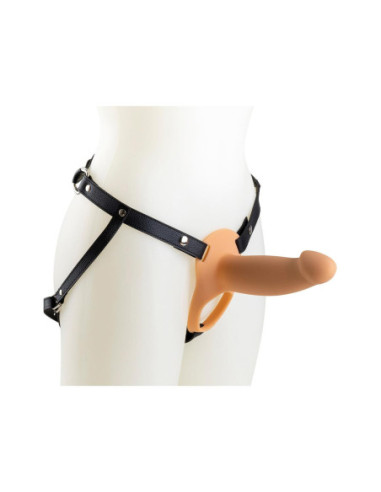 VIRGITE H3 VIBRATING HOLLOW STRAP H3 SIZE S FLESH