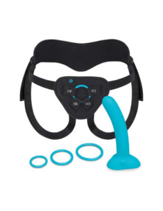 B-VIBE EVERY BODY STRAP-ON HARNESS SET WITH 6 INCH SILICONE DILDO PEG