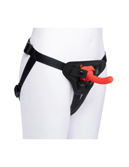 B-VIBE BEGINNERS STRAP-ON HARNESS SET WITH 5 INCH SILICONE DILDO PEG