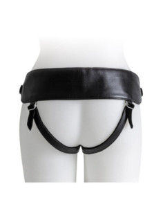 VIRGITE  UNIVERSAL HARNESS WITH PURPLE DILDO SIZE M PURPLE 2