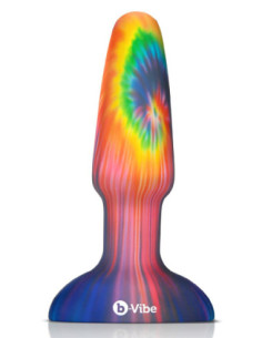 B-VIBE PEACE AND LOVE TIE DYE RIMMING PLUG 2