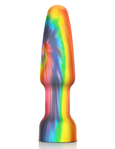 B-VIBE PEACE AND LOVE TIE DYE RIMMING PLUG