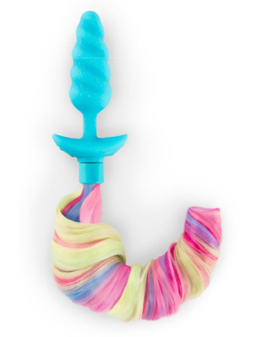 B-VIBE UNICORN PLUG WITH RAINBOW TAIL