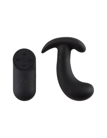 VIRGITE  PROSTATIC VIBRATOR WITH REMOTE CONTROL BLACK