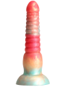 COLOURS STACKED 6 INCH DILDO RED/GOLD