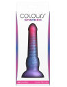 COLOURS STACKED 6 INCH DILDO PINK/BLUE