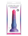 COLOURS STACKED 6 INCH DILDO PINK/BLUE