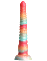 COLOURS STACKED 9 INCH DILDO RED/GOLD