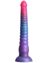 COLOURS STACKED 9 INCH DILDO PINK/BLUE