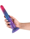 COLOURS STACKED 9 INCH DILDO PINK/BLUE