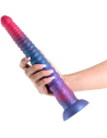 COLOURS STACKED 12 INCH DILDO PINK/BLUE