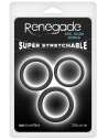 RENEGADE 3PC SLIM RINGS BLACK